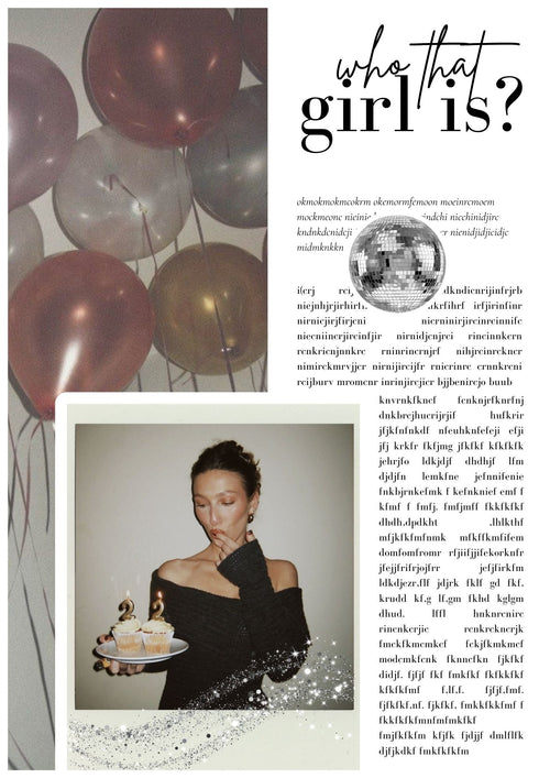 Aesthetic Birthday Magazine Template
