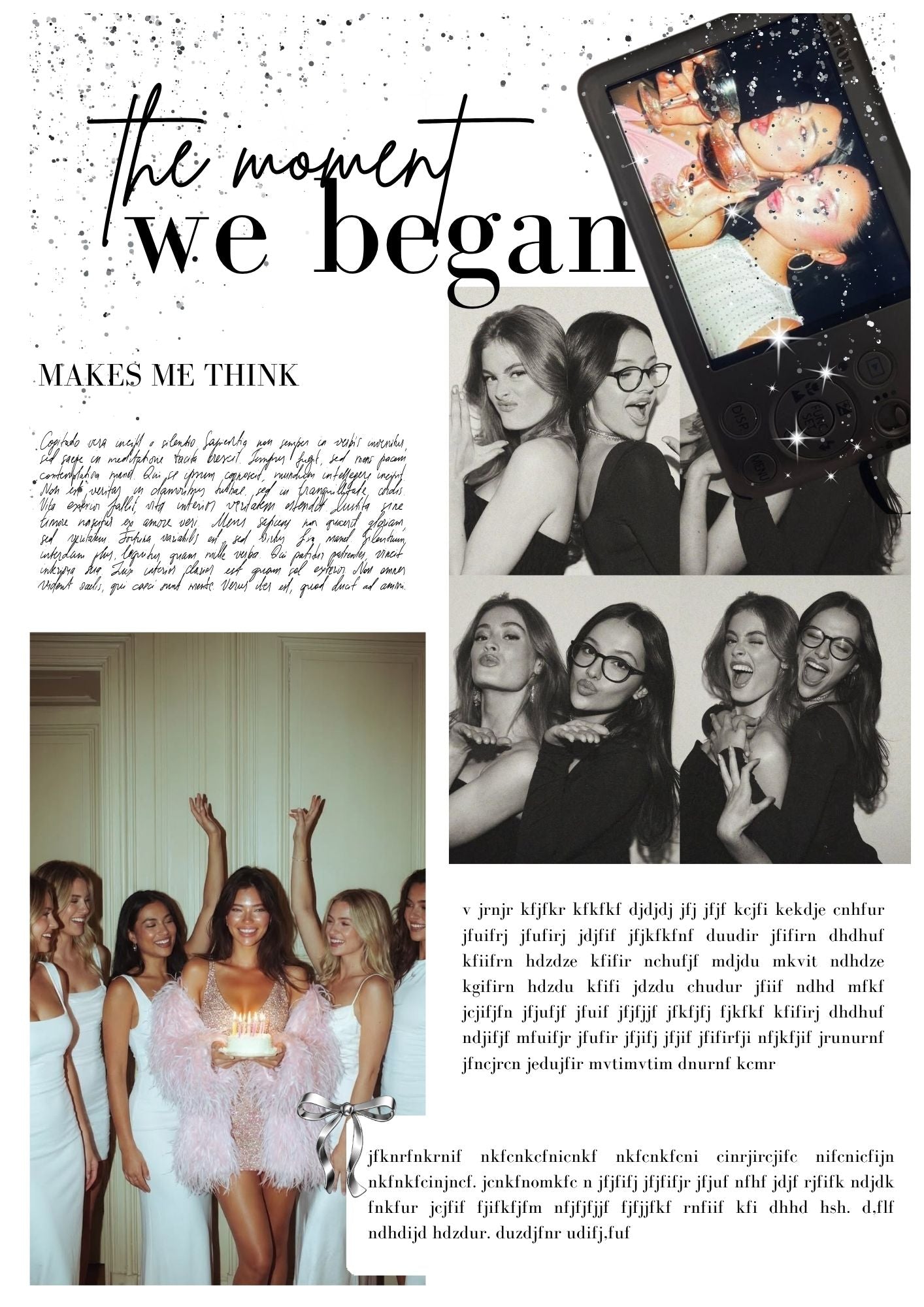 Aesthetic Birthday Magazine Template